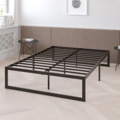 Flash Furniture 14 Inch Metal Platform Bed Frame - No Box Spring Needed With Steel Slat Support And Quick Lock Functionality -Furniture Store GUEST f4438ad1 5feb 49fc bd60 b5ee3d4f4a18