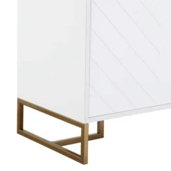 Herringbone Console Unit White - CosmoLiving By Cosmopolitan -Furniture Store GUEST f5e89549 4bed 492d a51e a157d3ce169a