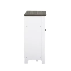 Saint Birch Olivia Console Table With Storage, Gray Oak/White -Furniture Store GUEST f71455bf aab7 4441 a606 98f3e00f85be