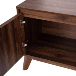 60" Haisley Mid-Century Modern TV Stand For TVs Up To 64" With Adjustable Shelves Dark Walnut - Taylor & Logan -Furniture Store GUEST f71d2967 c39d 418f 8601 6897a1f5beb4