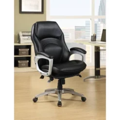 Back N Motion Health & Wellness Executive Chair Black Leather - Serta 9 Back N Motion Health & Wellness Executive Chair Black Leather - Serta -Furniture Store GUEST faf9c6e4 9fe3 4b95 ba3e 0c3b742c409d