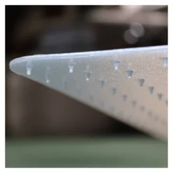 36"x48" Polypropylene Foldable Rectangular Chair Mat For Carpets White - Floortex -Furniture Store GUEST fb1f85b5 1b60 4710 ae6d bc7f093d3b46