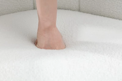 Modern Shell Shape Armchair Accent Chair With Gold Legs-ModernLuxe 13 Modern Shell Shape Armchair Accent Chair With Gold Legs-ModernLuxe - Image 11