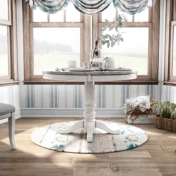 Kennegad Round Dining Table White - HOMES: Inside + Out -Furniture Store GUEST fcbf5b8e ebb5 410c 83e9 45b3f8de83d5