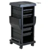 PureSana Chromium Professional 4 Drawer Rolling Salon Trolley Cart Station With Nail Polish Rack For Hair & Cosmetology Supplies & Beauty Tools, Black 1 PureSana Chromium Professional 4 Drawer Rolling Salon Trolley Cart Station With Nail Polish Rack For Hair & Cosmetology Supplies & Beauty Tools, Black -Furniture Store GUEST fd824ed5 3812 426e 855d 9f554ecebaae