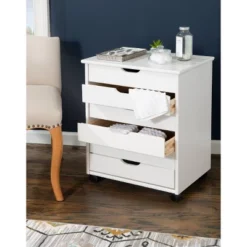 Cary 6 Drawer Wide Roll Cart - Linon -Furniture Store GUEST fdbad209 443b 420b 87e0 830598bb3536