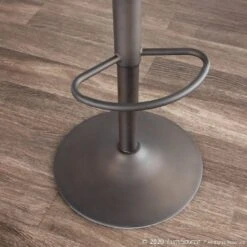 Set Of 2 31.25" Duke Industrial Adjustable Height Barstools - LumiSource -Furniture Store GUEST fe6d163a 8f6d 4e40 ad0e 83d88dab0372