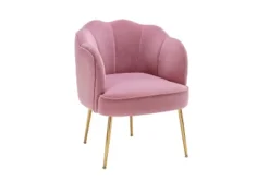 Modern Shell Shape Armchair Accent Chair With Gold Legs-ModernLuxe 16 Modern Shell Shape Armchair Accent Chair With Gold Legs-ModernLuxe -Furniture Store GUEST ffcaf584 1598 402b a1e1 04caa6fcc0bd